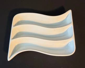 BIA Cordon Bleu White Wavy Section Serving Dish