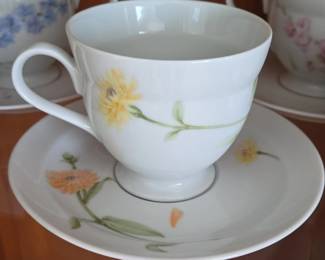 Vintage Mikasa Natures Garden Teacup and Saucer Set