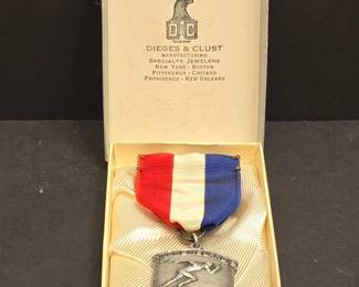 Long Island Interscholastic Meet Broad Jump Medal