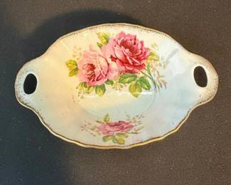 Royal Albert American Beauty Handled Bon Bon Dish