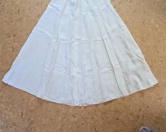 Antique s White Cotton Petticoat