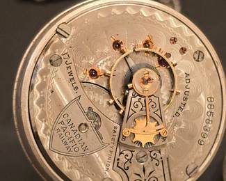 Waltham Canadian Pacific Railway Pocket Watch
