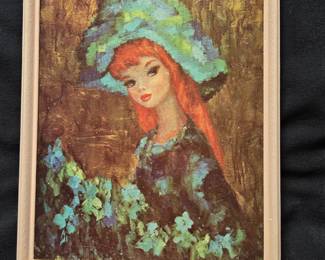 Jean Maio Serenade in Blue Lithograph Print
