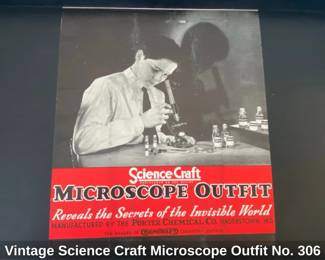 Vintage Science Craft Microscope Outfit No. third image