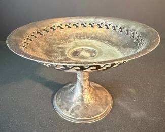 Vintage English EPNS Pedestal Compote Dish