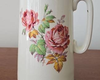 Elijah Cotton Ltd Lord Nelson Ware Rose Pattern Pitcher