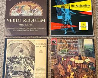 Vintage Classical Music Vinyl Box Set Collection Sets