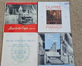 Vintage Classical Organ Vinyl Record Collection LPs M.P. Mller, Inc. Mercury Living Presence