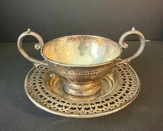 Warwick Plate Canadian Silver Plated Cream and Sugar Set