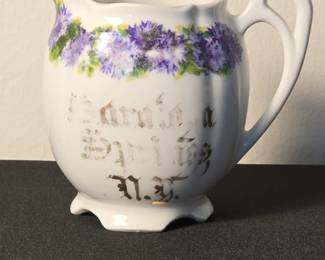 Vintage German Porcelain Floral Creamer