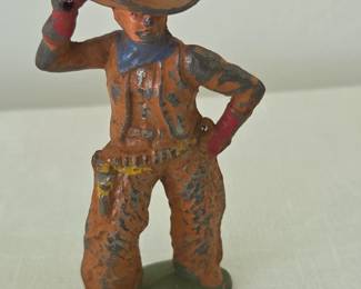 Barclay Manoil Lead Cowboy Figure with Hands on Hips