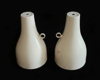 Vintage MidCentury Modern Metal Pendant Light Shades