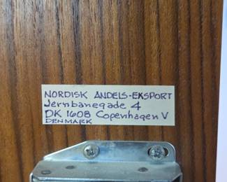Nordisk AndelsEksport Danish Teak Gentlemans Chest or Armoire fifth image