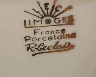 Limoges R. Leclair Fragonard Porcelain Brooch third image