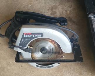 Vintage Sears Craftsman or inch Circular Saw with Carrying Case