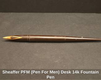 Sheaffer PFM Pen For Men Desk 14k Fountain Pen