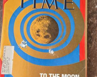 Time Magazine July , To The Moon Special Supplement with Mailing Label