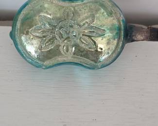 Vintage Mercury Glass Christmas Ornament