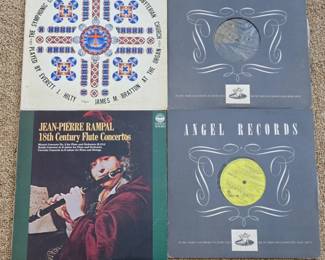 Vintage Classical Vinyl Record Collection LPs JeanPierre Rampal, Montview Carillon, LOiseauLyre