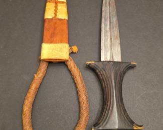 Sudanese Arm Dagger with Scabbard