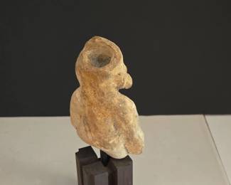 PreColumbian Style Terracotta Figurine Fragment second image