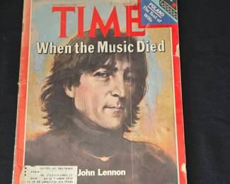 TIME Magazine December , John Lennon