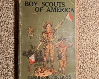 Boy Scouts of America Handbook for Boys s era, likely First Edition