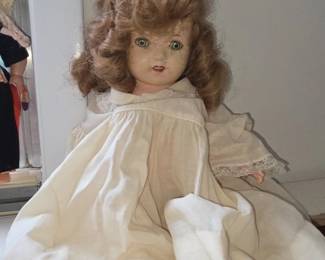 Vintage Composition Doll with Sleep Eyes fourth image