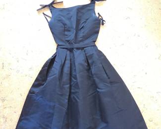 Vintage s Black Gabardine New Look Dress second image