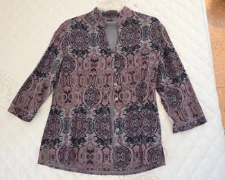 Tianello Paisley Print ButtonUp Shirt