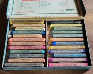 Vintage A.W. FaberCastell Polychromos Coloured Chalks No.