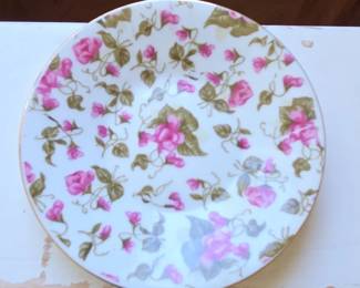 Norcrest Fine China Floral Plate Pattern C