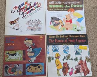 Vintage Childrens Vinyl Record Collection LPs