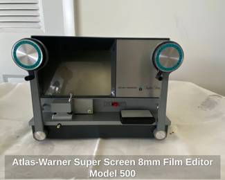 AtlasWarner Super Screen mm Film Editor Model