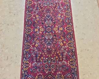 Vintage Persian Sarouk Runner Rug