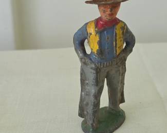 Vintage Lead Cowboy Figurine