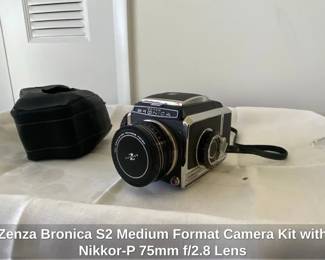 Zenza Bronica S Medium Format Camera Kit with NikkorP mm f or . Lens second image