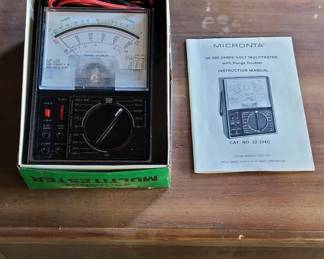 Micronta C , Ohms or Volt Multitester