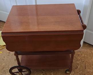 Ethan Allen Colonial Drop Leaf Tea Cart