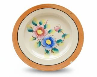 Vintage Hand Painted Lusterware Plate Made in Japan