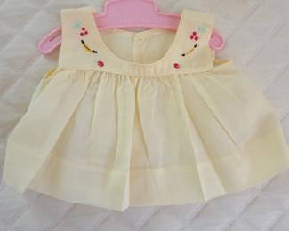 Vintage Bonpoint Amantine Style HandEmbroidered Doll Dress