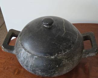 La Chamba Style Soapstone Cooking Pot