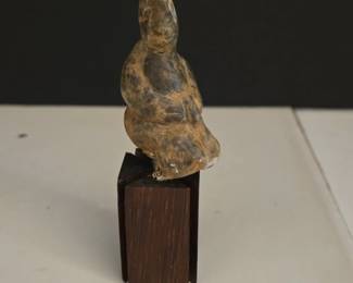 MesoamericanStyle Seated Stone Figurine