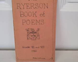 Ryerson Book of Poems Student Anthology