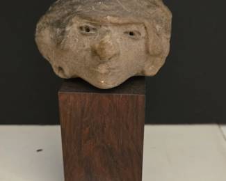 PreColumbian Style Terracotta Head Fragment