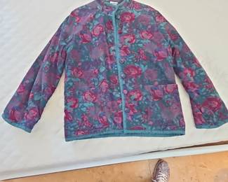 Vintage Laura Ashley Floral Quilted Jacket