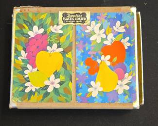 Duratone Plastic Coated Playing Cards Double Deck Set