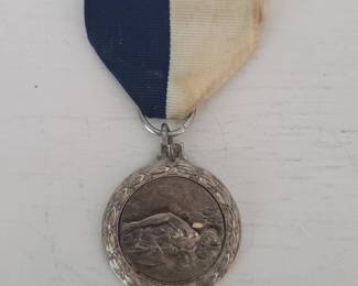 Vintage Swimming Achievement Medal