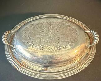 Wm. A. Rogers Silver Plated Serving Tray