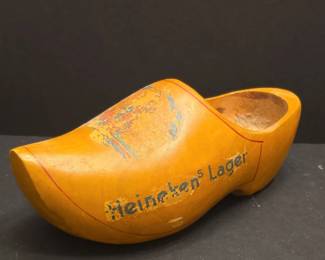 Vintage Yellow Heineken Lager Souvenir Clog